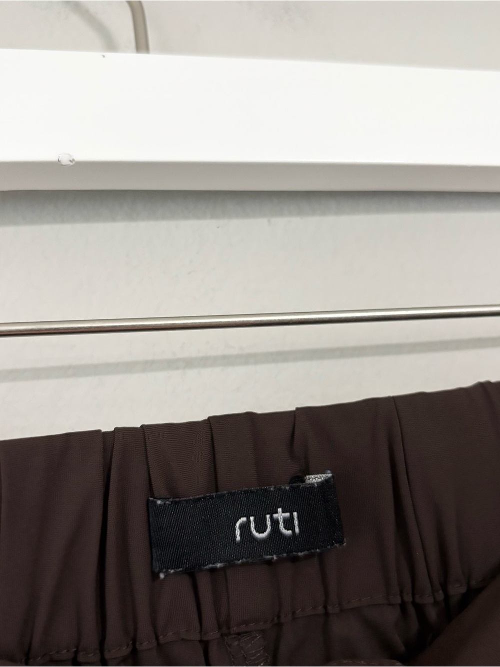 RUTI The Wide Ish Chocolate Brown Trousers Pants - Picture 6 of 10